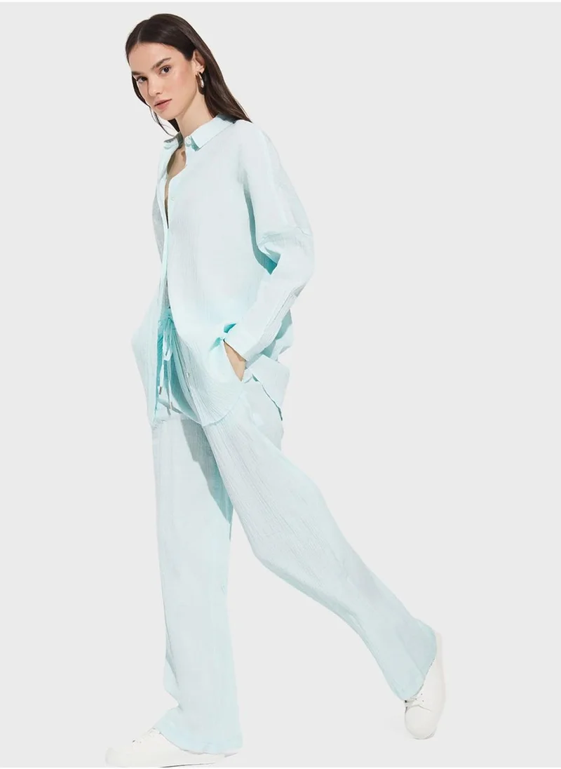 جون High Waist Pants