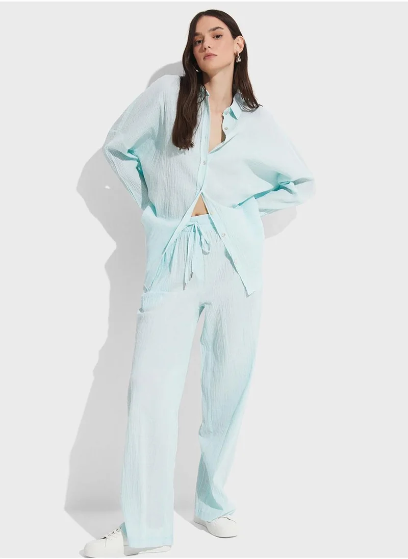 جون High Waist Pants