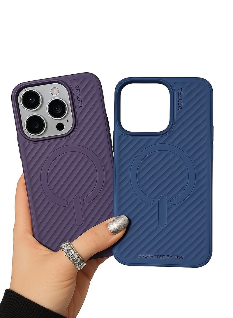 Yezler iPhone 16 Pro Max Case [Shockproof & Scratch-Resistant] – Premium Silicone Cover with Soft-Touch Finish | Slim Lightweight Design | Wireless Charging Compatible | Built-in SIM Ejector Tool | Durable Protection (Blue) - Image 4