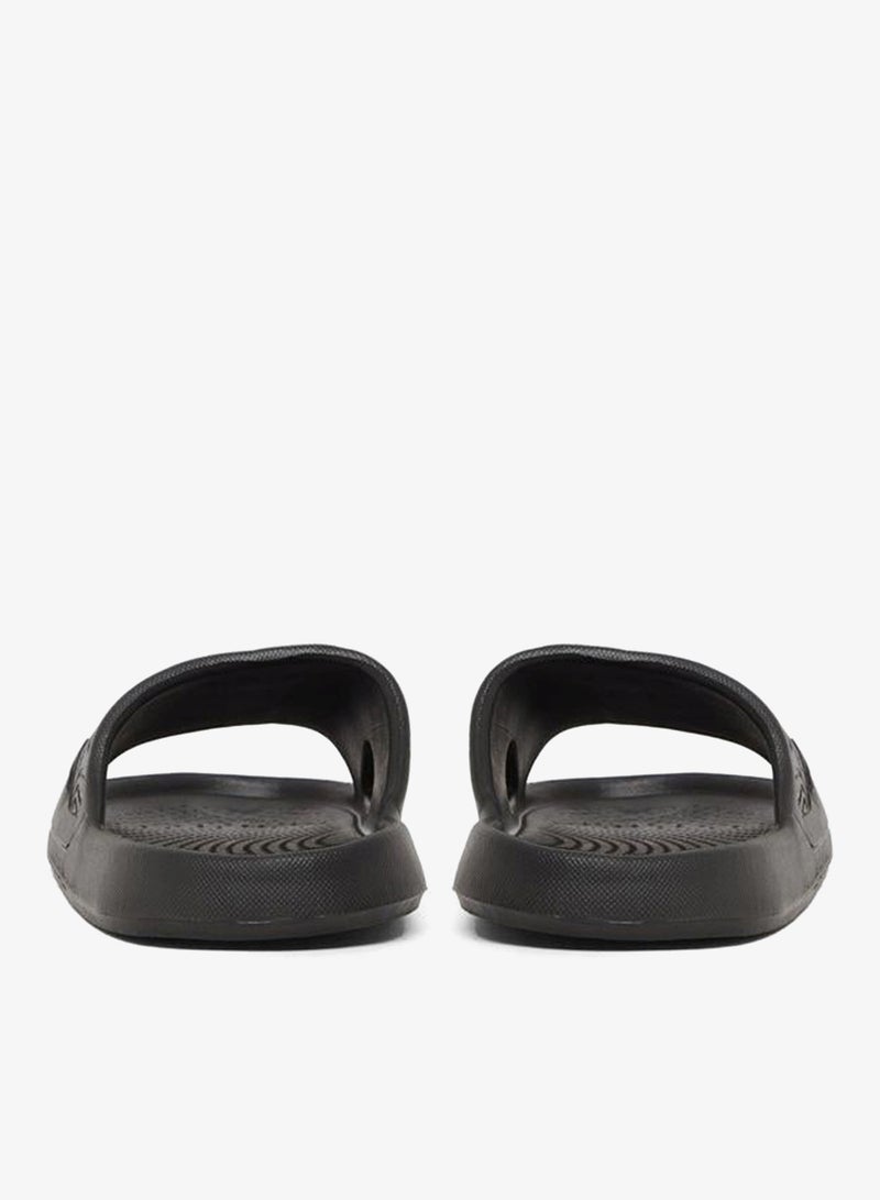 Styli Men Black Textured Slip-On Sandals - Image 4