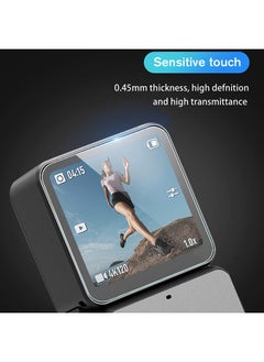 O Ozone (2 Set) Tempered Glass Screen Protector for DJI Action 2 Dual-Screen Combo + Lens Protector Action Camera Accessories-Clear  - Image 4