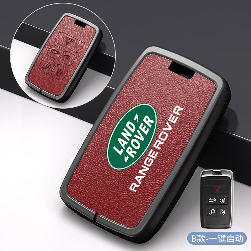 Luxury Metal Key Case for Land Rover Range Rover, Evoque, Discovery, and Defender - Premium Design