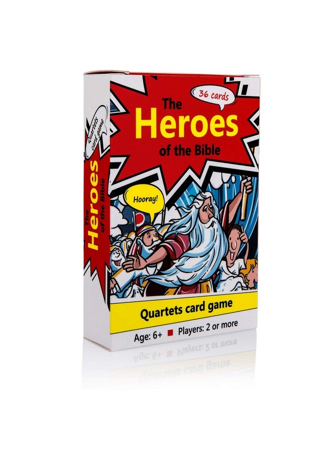 Biblical World Heroes of The Bible Quartets Card Game for Children Ages 6 and Up. Play and Learn Educational Card Game. Designed in Comics That Teaches The Biblical Stories. - Image 1