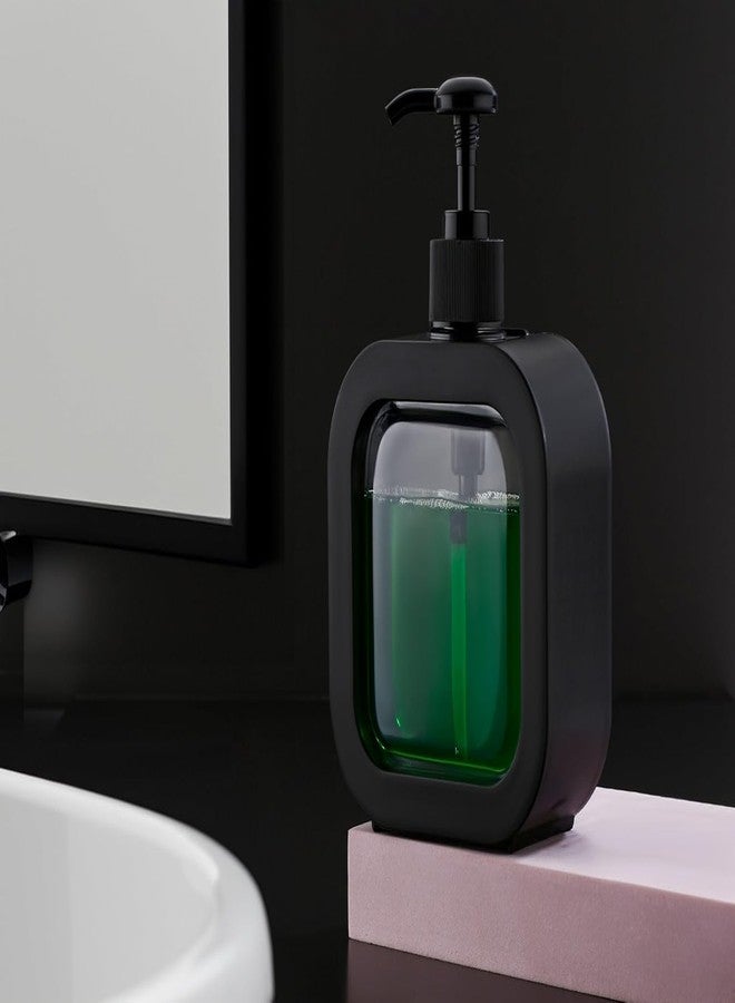 EXPORTTANZA 1 pcs Multipurpose Liquid Soap Refillable Plastic Dispenser Hand Wash, Dish Wash, Shampoo, Conditioner, Shower Gel Lotion for Bathroom and Kitchen 300ml (Pack of 1) - Image 2