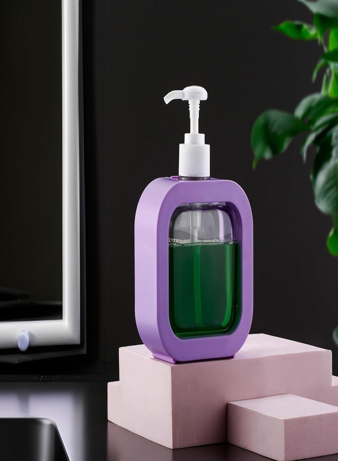 EXPORTTANZA 1 pcs Multipurpose Liquid Soap Refillable Plastic Dispenser Hand Wash, Dish Wash, Shampoo, Conditioner, Shower Gel Lotion for Bathroom and Kitchen 300ml (Pack of 1) - Image 4