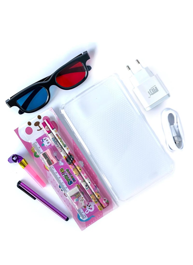 Foji - F16 Kids Edition Red Colour 4GB RAM 64GB ROM, Dual Sim, Free Inbox Scribble Pen And Protective Case Stand - Image 1