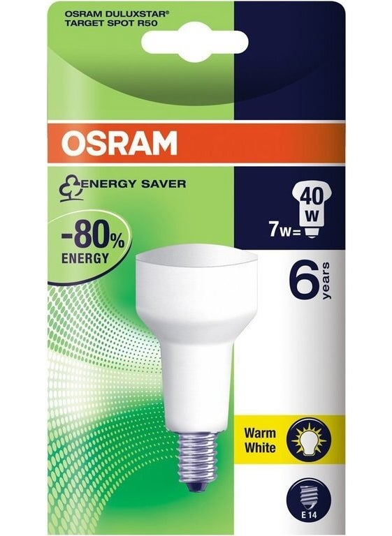 Osram 5 Pieces 7W = 50W R50 Spot 2500 Kelvin Yellow Duluxstar  - Image 2
