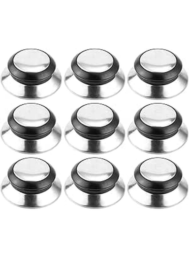 9pcs Metal Pot Lid Handles Replacement Wear Resistant Cookware Accessories - Image 1