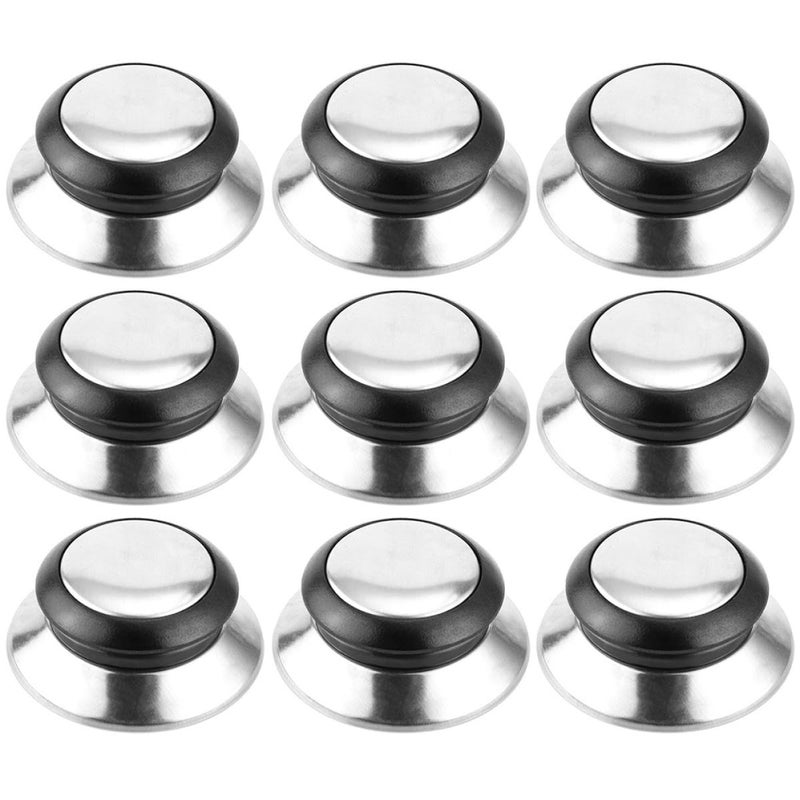 9pcs Metal Pot Lid Handles Replacement Wear Resistant Cookware Accessories - Image 2