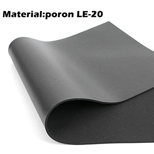 HONKID Keyboard Foam, Sound Dampening Foam for Mechanical Keyboard Bottom, Made of LE-20 Poron, Black (H 3mm) - Image 3