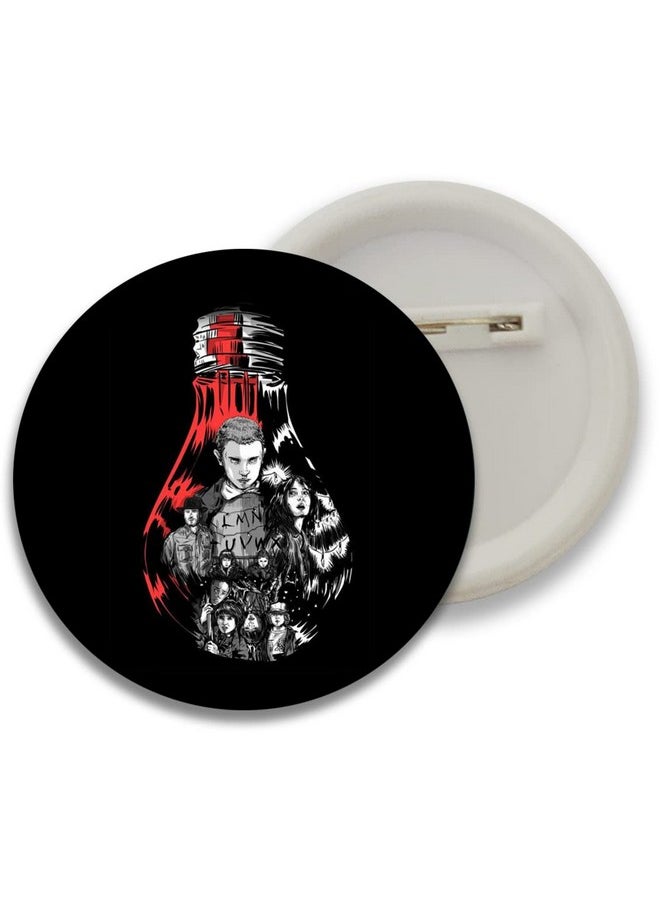 D2c D2C Pin Badges for Stranger Things Pack of 5, 58 mm (Variation1)  - Image 3