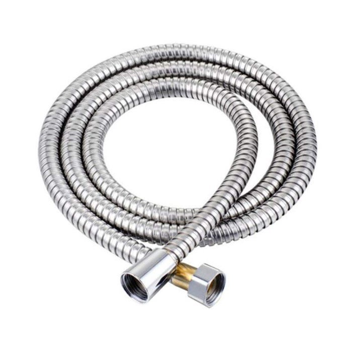 SHOWER HOSE UNIVERSAL HOME STAINLESS STEEL FLEXIBLE SOFT SHOWER PIPE SILVER COLOR COMMON SHOWER HEAD TUBE WATER PIPESIZE 15 METER PIPE
