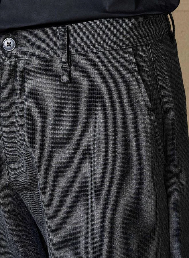 Splash FAV GREY Smart Slim Fit Trousers for Men | Best Price UAE