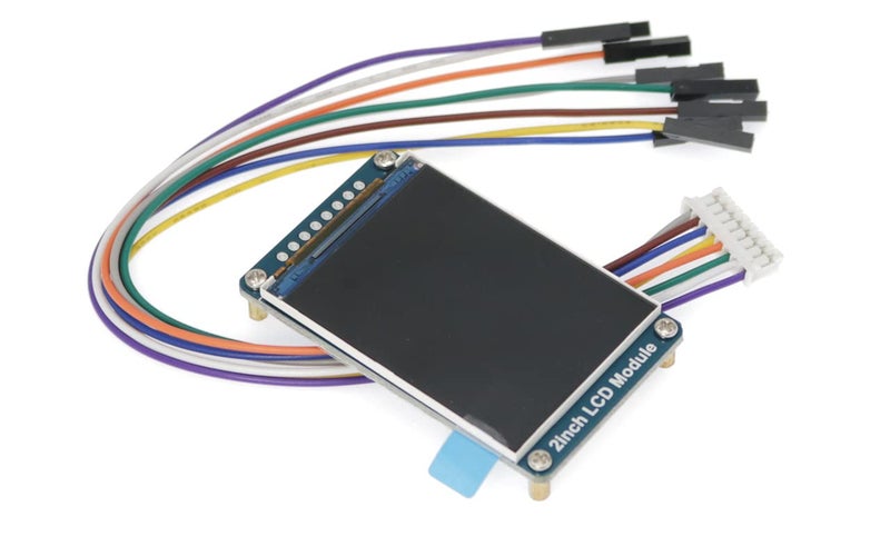 waveshare 2inch LCD Display Module IPS Screen 240×320 Resolution Onboard Driver ST7789 SPI Interface RGB, 262K Color with Examples for Raspberry Pi/Jetson Nano/STM32 - Image 1