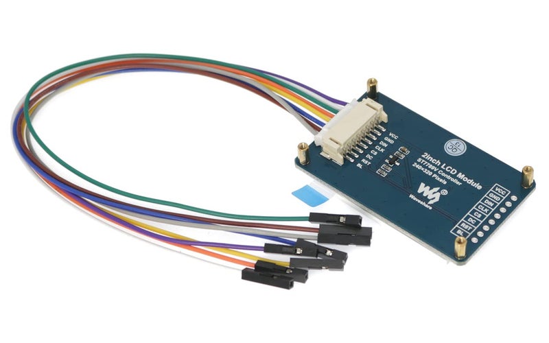 waveshare 2inch LCD Display Module IPS Screen 240×320 Resolution Onboard Driver ST7789 SPI Interface RGB, 262K Color with Examples for Raspberry Pi/Jetson Nano/STM32 - Image 2