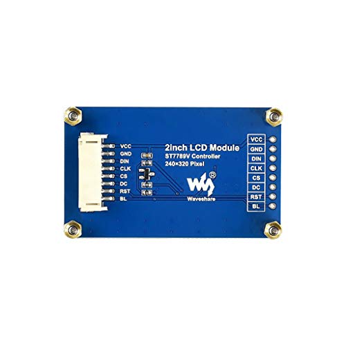 waveshare 2inch LCD Display Module IPS Screen 240×320 Resolution Onboard Driver ST7789 SPI Interface RGB, 262K Color with Examples for Raspberry Pi/Jetson Nano/STM32 - Image 5