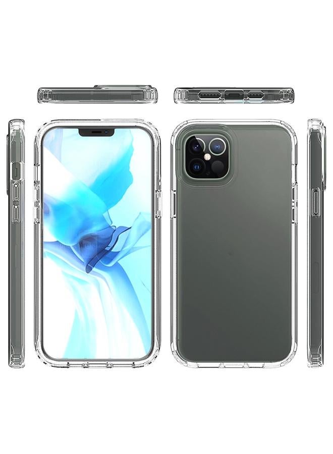 Zaboon Case For iPhone 12 Pro Max Shockproof High Transparency Two-color Gradual Change PC+TPU Candy Colors Protective Case - Image 2