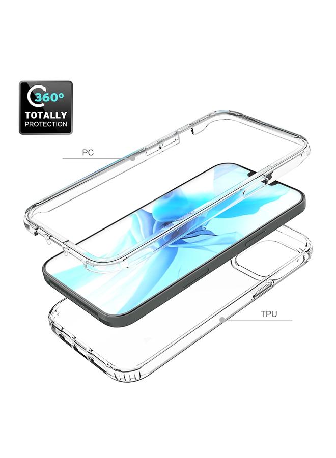 Zaboon Case For iPhone 12 Pro Max Shockproof High Transparency Two-color Gradual Change PC+TPU Candy Colors Protective Case - Image 4