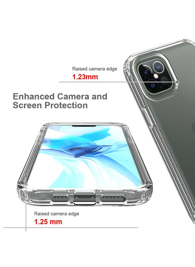 Zaboon Case For iPhone 12 Pro Max Shockproof High Transparency Two-color Gradual Change PC+TPU Candy Colors Protective Case - Image 5