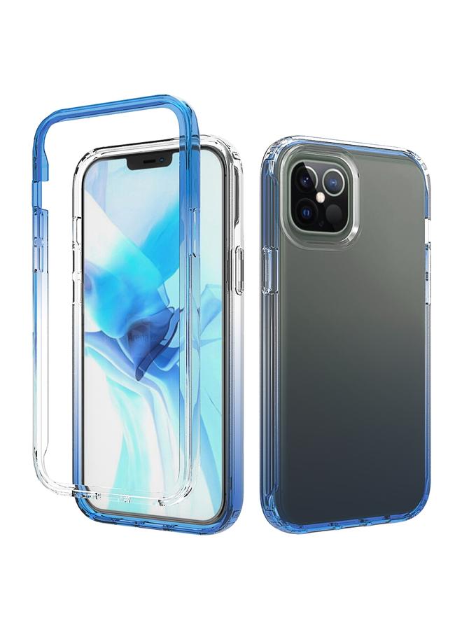 Zaboon Case For iPhone 12 Pro Max Shockproof High Transparency Two-color Gradual Change PC+TPU Candy Colors Protective Case - Image 1