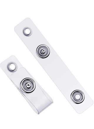 Badge Holder, Clear ID Plastic Badge Strap with Snap and Eyelet Vinyl Badge Clips for Card Holder, Lanyards, and Key Rings  100 - pzsku/Z7842F695B973074FECE0Z/45/_/1683613293/031da20f-c915-4bb0-821c-85ee154632e5
