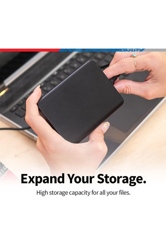 قرص صلب خارجي محمول بسعة 2 تيرابايت، وحدة تخزين خارجية متنقلة، نسخ احتياطي للبيانات عالي السرعة، متوافق مع أجهزة الكمبيوتر الشخصية وأجهزة ماك وأجهزة الكمبيوتر المحمولة المخصصة للألعاب - Image 2