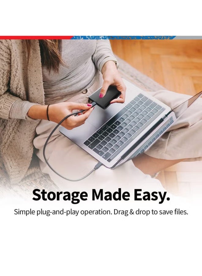 قرص صلب خارجي محمول بسعة 2 تيرابايت، وحدة تخزين خارجية متنقلة، نسخ احتياطي للبيانات عالي السرعة، متوافق مع أجهزة الكمبيوتر الشخصية وأجهزة ماك وأجهزة الكمبيوتر المحمولة المخصصة للألعاب - Image 3