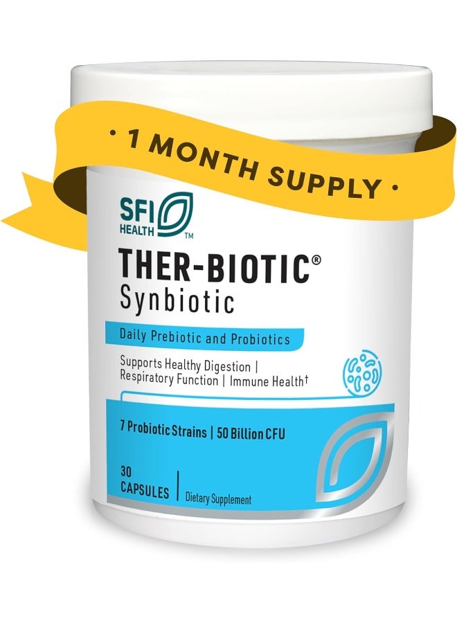 Klaire Labs Klaire Labs SFI Health Ther-Biotic Synbiotic 50 Billion CFU Daily Probiotics for Women & Men - Image 1