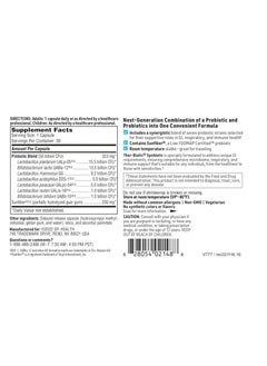 SFI Health Ther-Biotic Synbiotic 50 Billion CFU Daily Probiotics for Women & Men - Pre and Probiotic with Low-FODMAP Certified Prebiotic, 7 Probiotics for Sensitive Stomachs (30 Capsules) - pzsku/Z7843066D12D6CB3AA7CDZ/45/_/1736854258/78e9926a-6d2b-4be9-96be-d761a5485ce7