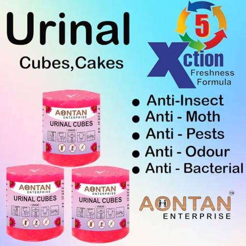 AONTAN ENTERPRISE Urinal Cake Sanitary Cubes Sani cube Urinal Cubes napthalene balls Air Freshener Deodorizer for Toilets, bathroom & Washbasin (420 Gram Large Size) Pack of 6 Sets | 1Set=2 Piece - Image 2