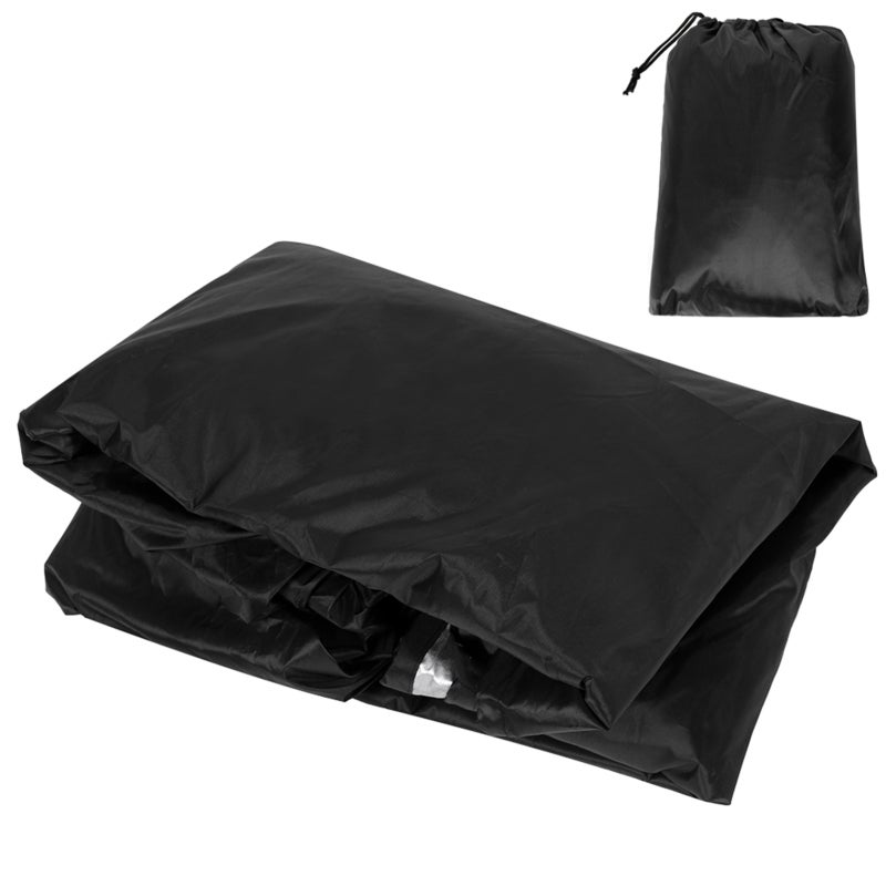 Golf Cart Cover 210D PU Coated Tear-Resistant Waterproof Cart Cover - Rust-Proof Rear Zipper Dustproof Cart Cover for Outdoor Year-Round Storage, Golfers - Image 1