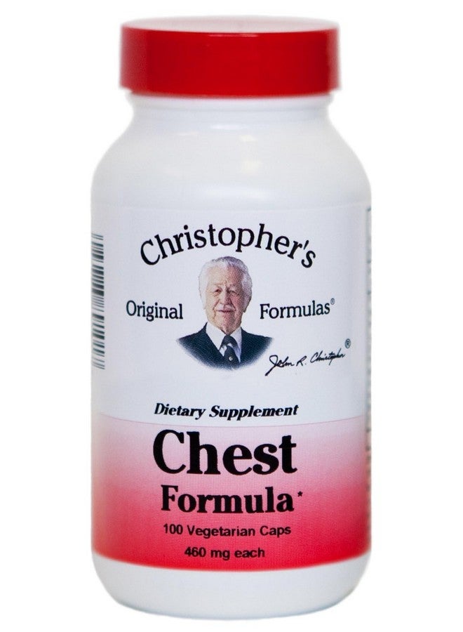 Christopher's Original Formulas Dr. Christopher's Chest Formula (100 Caps) - Image 1