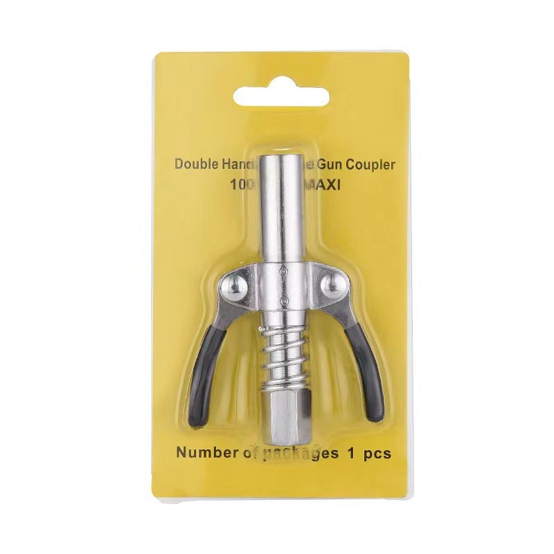 Locking Clamp Oil Nozzle Grease Gun Nozzle Manual Electric Pneumatic Butter Machine Coupler Flat Nozzle Accessories - Image 5