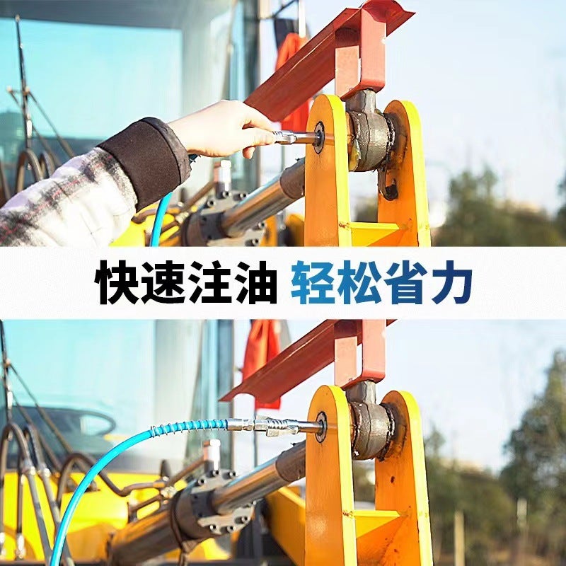 Locking Clamp Oil Nozzle Grease Gun Nozzle Manual Electric Pneumatic Butter Machine Coupler Flat Nozzle Accessories - Image 3