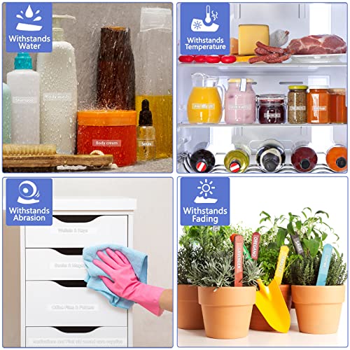 GREENCYCLE TZe-155 White on Clear Label Tape Compatible for Brother P-Touch Label Maker TZe TZ Tape TZe-155 TZ-155 24mm 0.94 Laminated Clear for PT-D600 D610BT P700 P750W, 3 Pack - Image 3