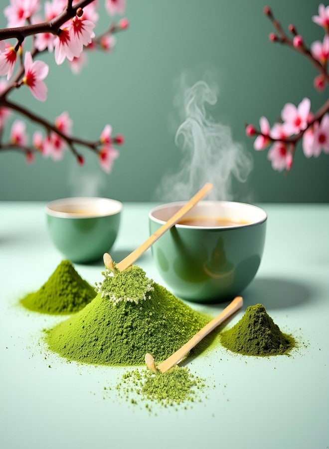 Sluswallow 2 Pcs Japanese Bamboo Matcha Scoop - 18cm Brown Traditional Tea Ceremony Spoon for Matcha and Coffee,Durable Eco-Friendly Espresso Accessories,Bamboo Matcha Scoop for measuring Matcha green tea powder - Image 5