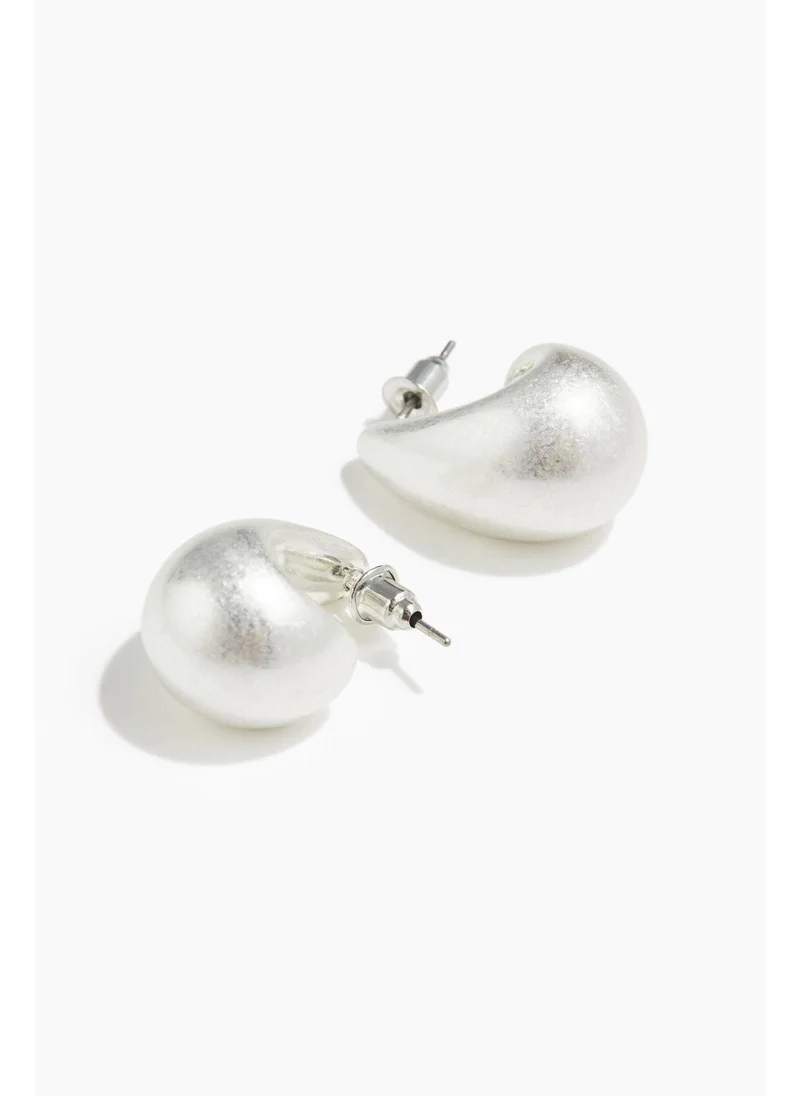 اتش اند ام Chunky dome earrings