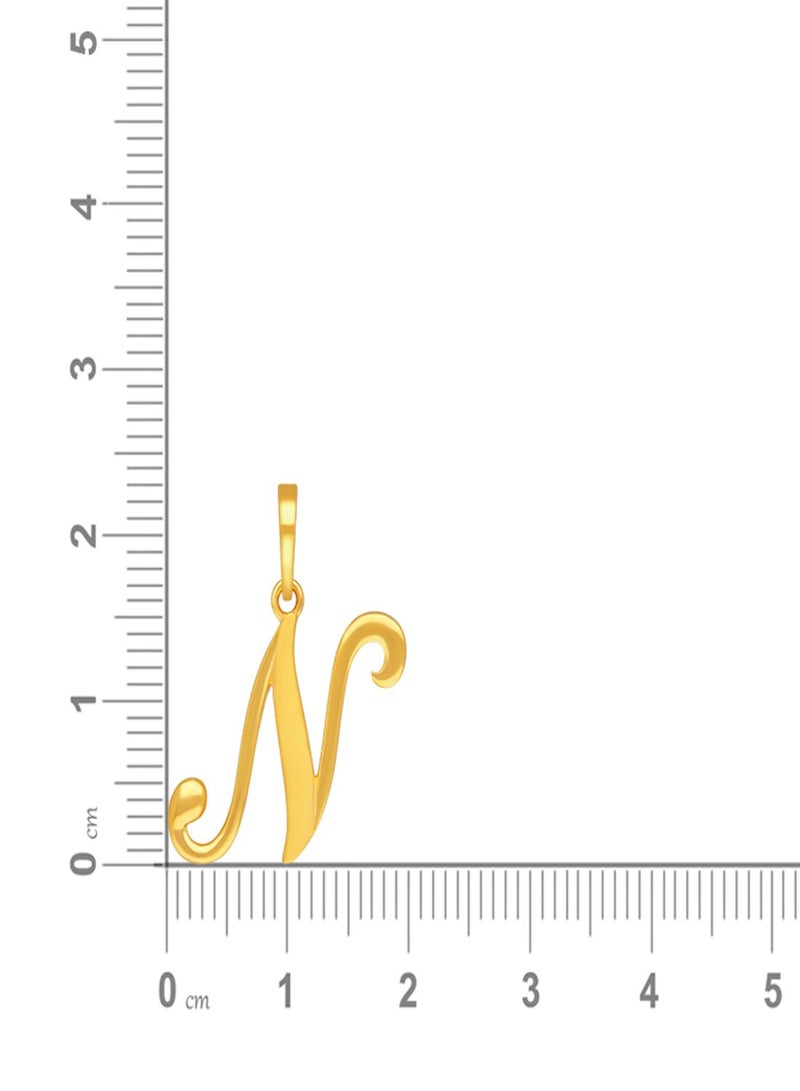 Malabar Gold and Diamonds 22k 916 Purity Gold Pendant for Women DZPN183NY  - Image 5