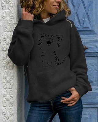 black hooded