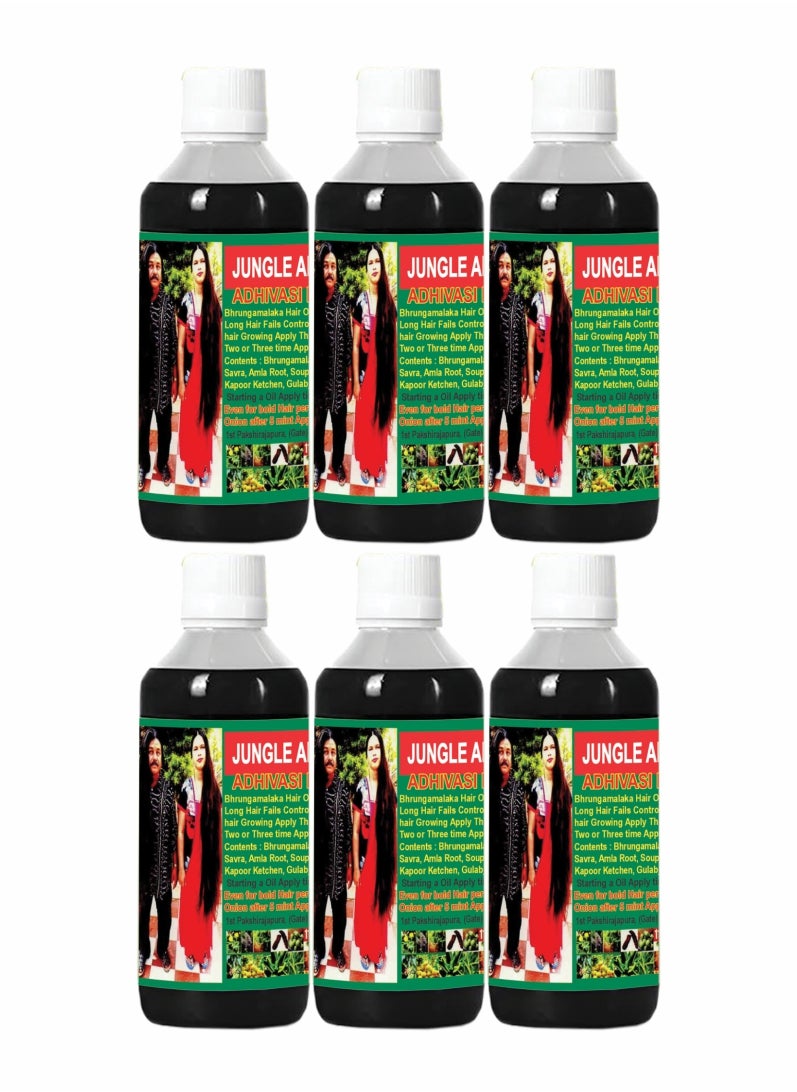 Adivasi Neelambari - Adivasi Ayurvedic Herbal Oil – Restore Hair Naturally, 500ml Pack Of 6 - Image 1