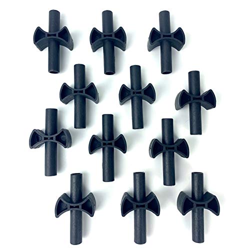 MSSVIGING 12 Pieces Trampoline Enclosure Pole Gap Spacers -Trampoline Plastic Safety Enclosure Replacement Accessories - Image 2