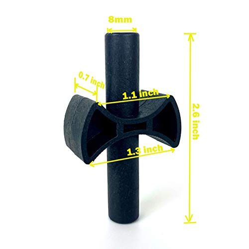 MSSVIGING 12 Pieces Trampoline Enclosure Pole Gap Spacers -Trampoline Plastic Safety Enclosure Replacement Accessories - Image 4
