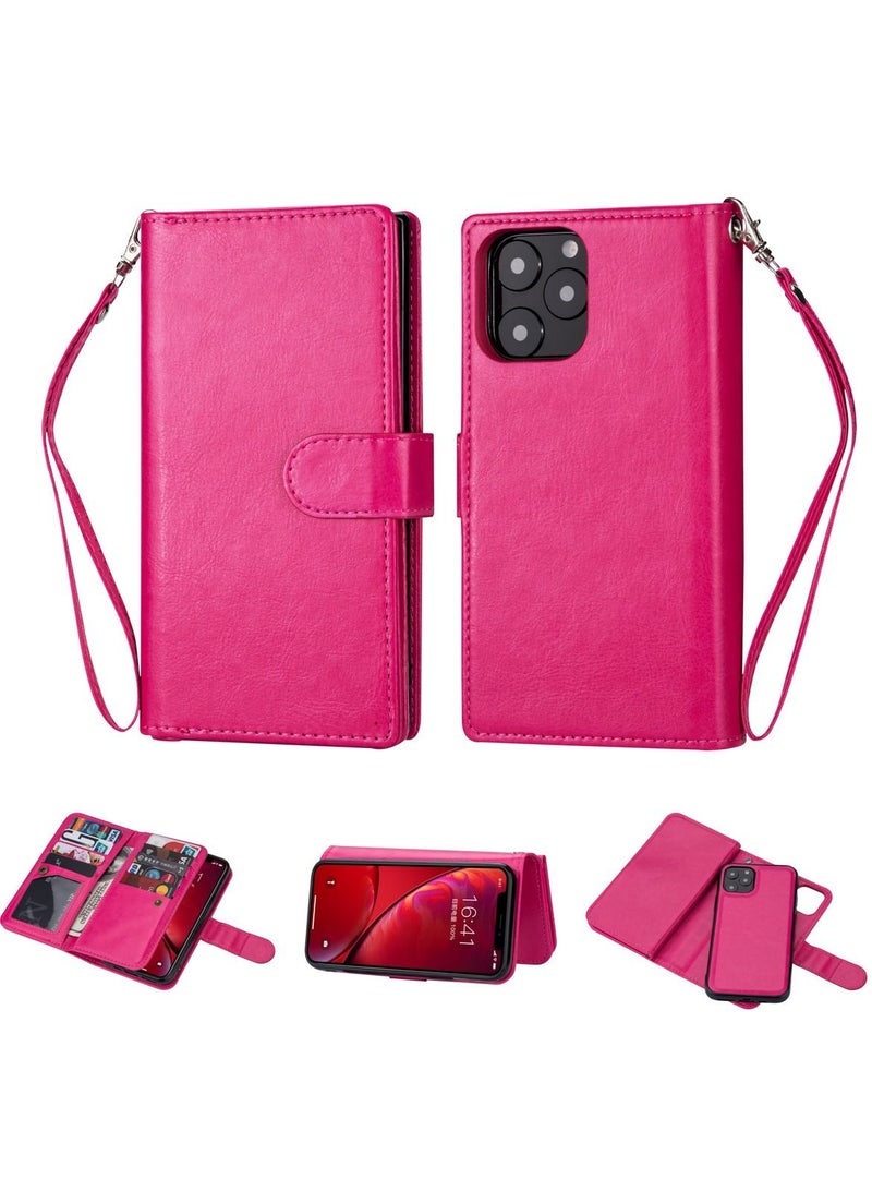 Loquat Suitable For iPhone Wallet Type Solid Color Mobile Phone Leather Case 