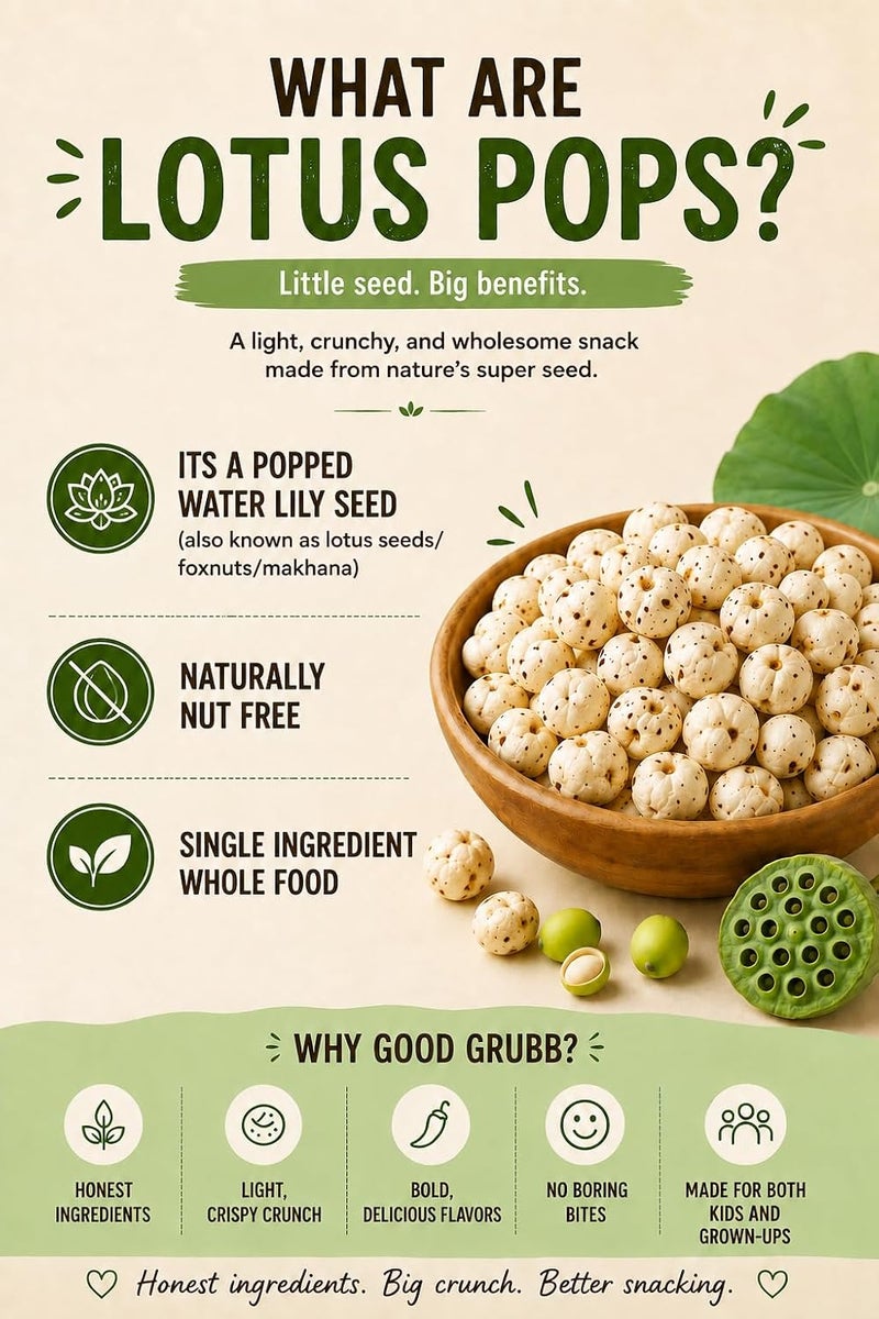 Good Grubb Popped Lotus Seeds - Mild Cheddar Flavor (3 Pack) - Image 5