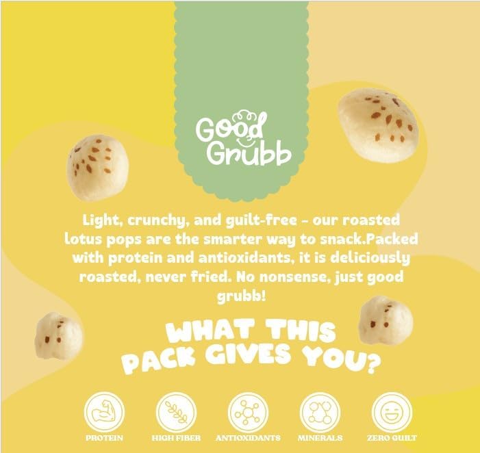 Good Grubb Popped Lotus Seeds - Mild Cheddar Flavor (3 Pack) - Image 3