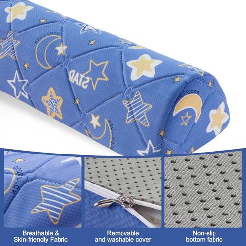 Ceekliybear 1-Pack Premium Foam Bed Bumpers for Toddler, Non-Slip Bed Rails for Toddlers for Twin, Queen, King Beds, Machine Washable Bumpers Cover for Easy Care（Size：52" x 7" x 5"） - Image 5