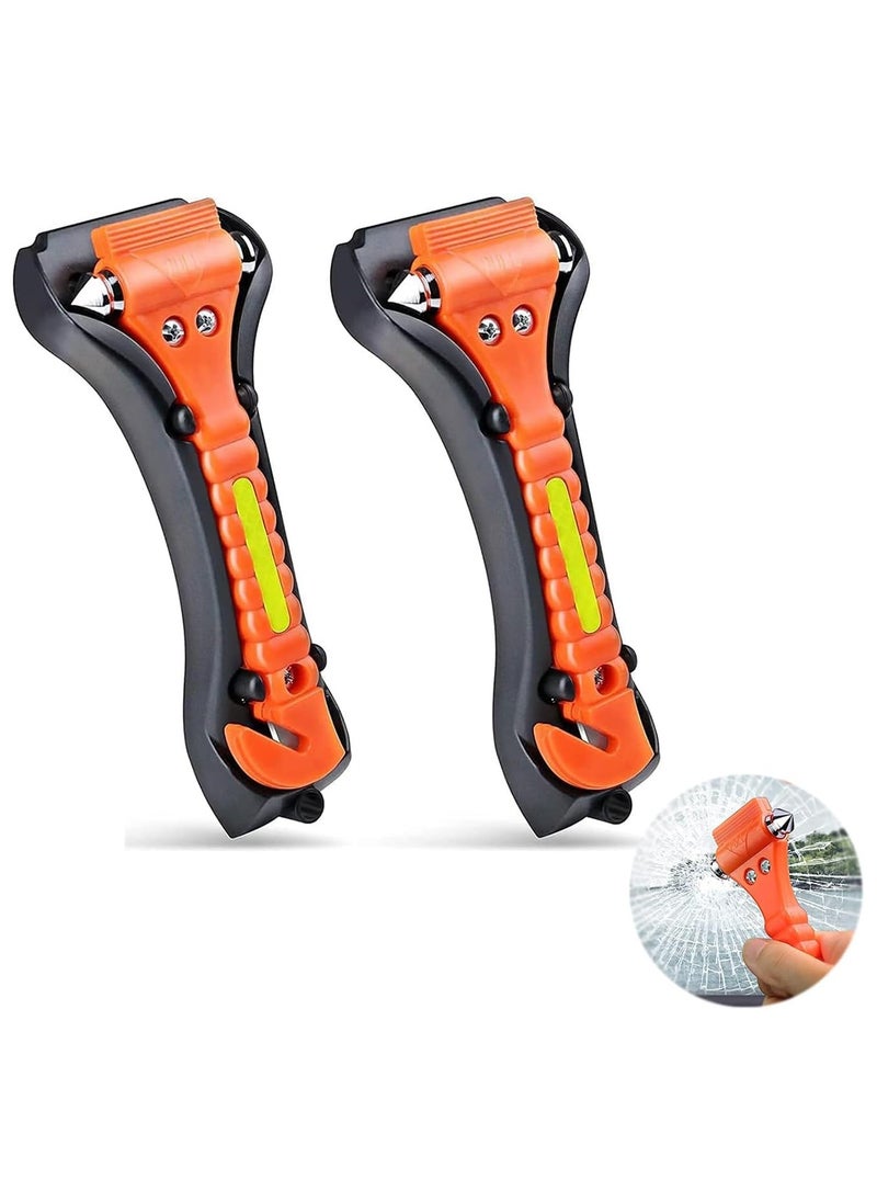 Bukela 2 in 1 Window Breaker Hammer, 2 in 1 Car Safety Hammer, Car Window Cutter and Seat Belt Cutter, Car Emergency Escape Tool, Premium Carbon Steel Auto Rescue Tool Kit  - Image 1
