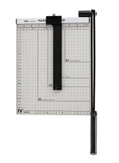 Deli A4 Size Metal Base Paper Trimmer With Handle  - Image 4