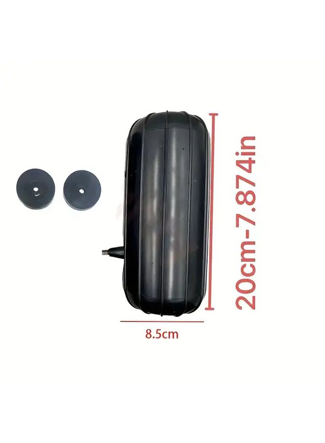 1pc 85mm 200mm Side Nozzle Car Rear Suspension Air Spring Bag Modified Thick Spring Buffer Shock Absorber - Image 2
