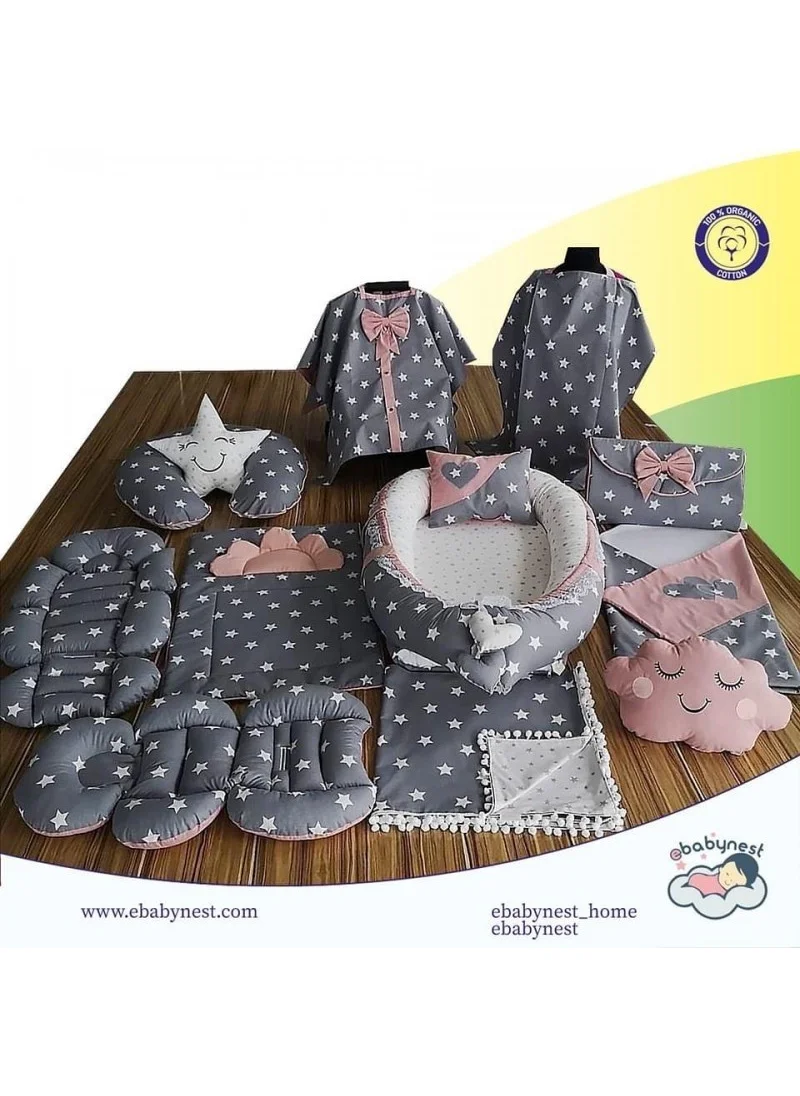 Ebabynest Bigstar Series Dark Gray Powder Set of 15